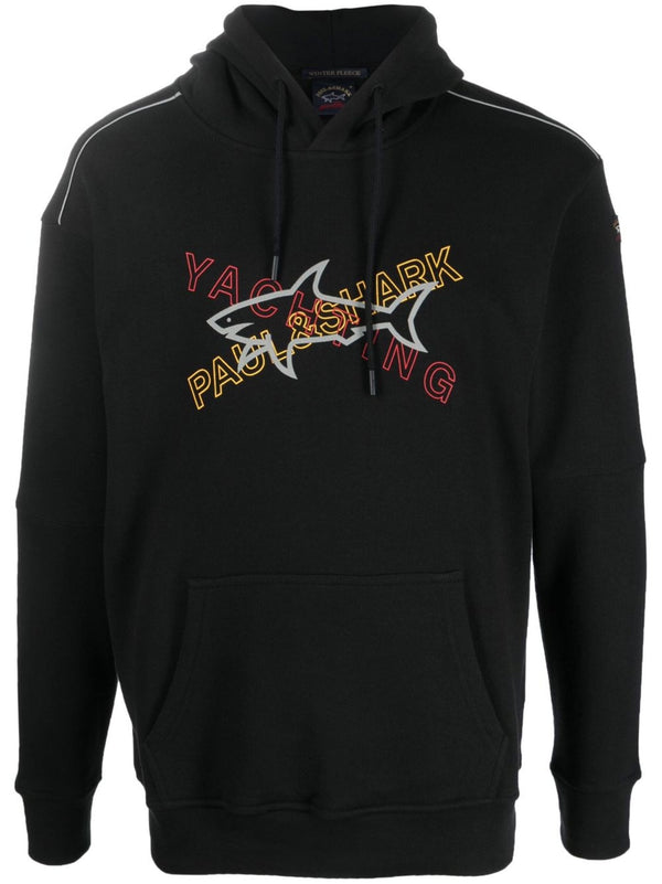 logo-print hoodie