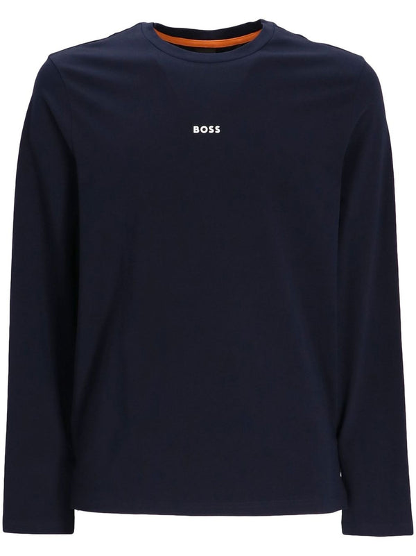 logo-print long-sleeve T-shirt