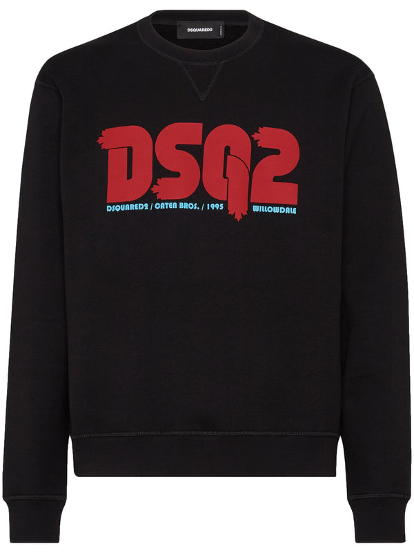 logo-print cotton sweatshirt