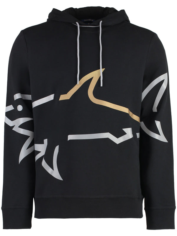 logo-print hoodie