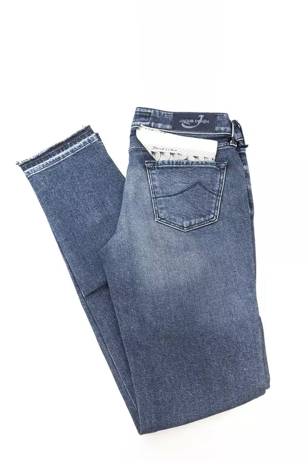 Jacob Cohen Blue Cotton Women Jeans