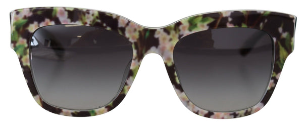 Dolce & Gabbana Elegant Black Multicolor Gradient Sunglasses