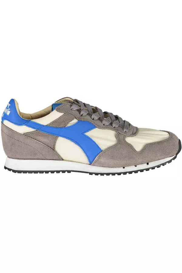 Diadora Gray Leather Women Sneaker