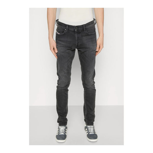 Diesel Black Cotton Jeans & Pant