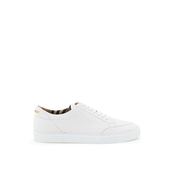 Burberry White Leather Sneaker