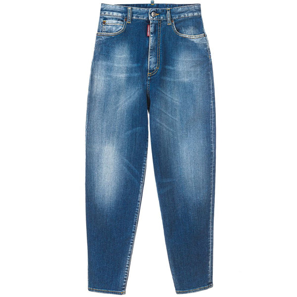 Dsquared² Blue Cotton Jeans & Pant