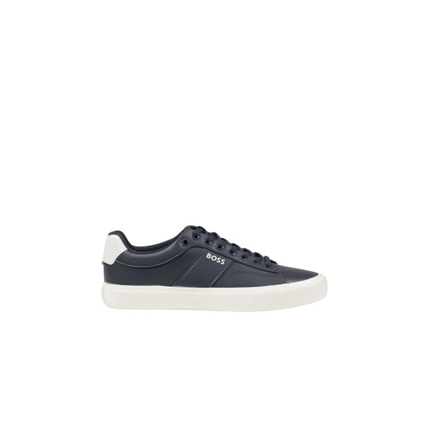 Hugo Boss Blue Leather Sneaker