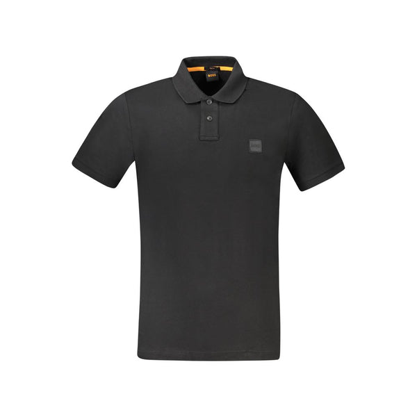 Hugo Boss Black Cotton Polo Shirt