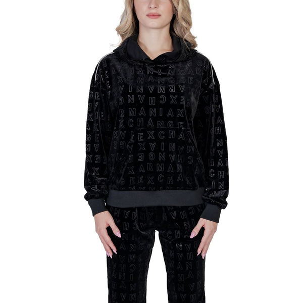 Armani Exchange Black Polyester Sweater