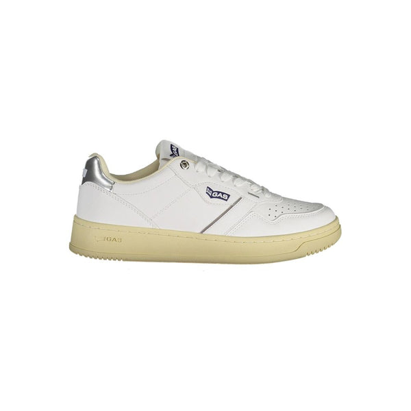 Gas White Artificial Leather Sneaker